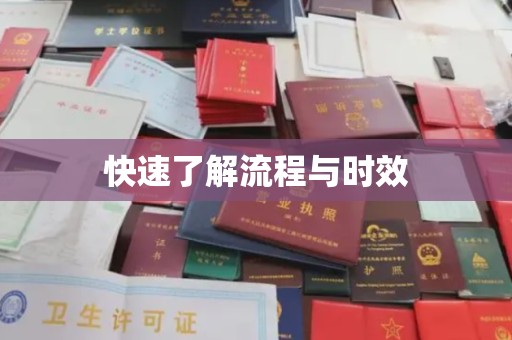 象州快速了解流程与时效