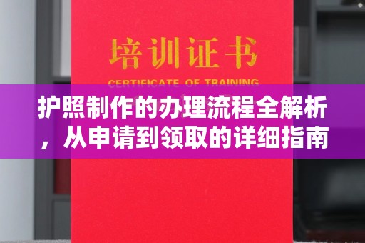 象州护照制作的办理流程全解析，从申请到领取的详细指南
