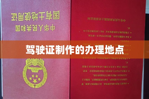 象州驾驶证制作的办理地点